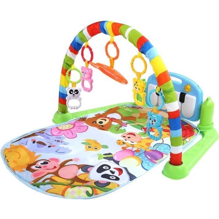 Baby Piano Play Mat, Musical Activity Mat, 75 x 63 x 45cm, Gymnastics Mat, Educational Toy for Babies 0-1