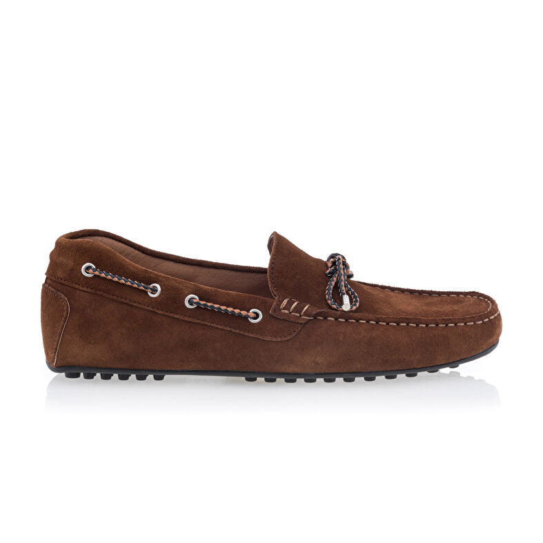 Brune loafers/båtsko til herre