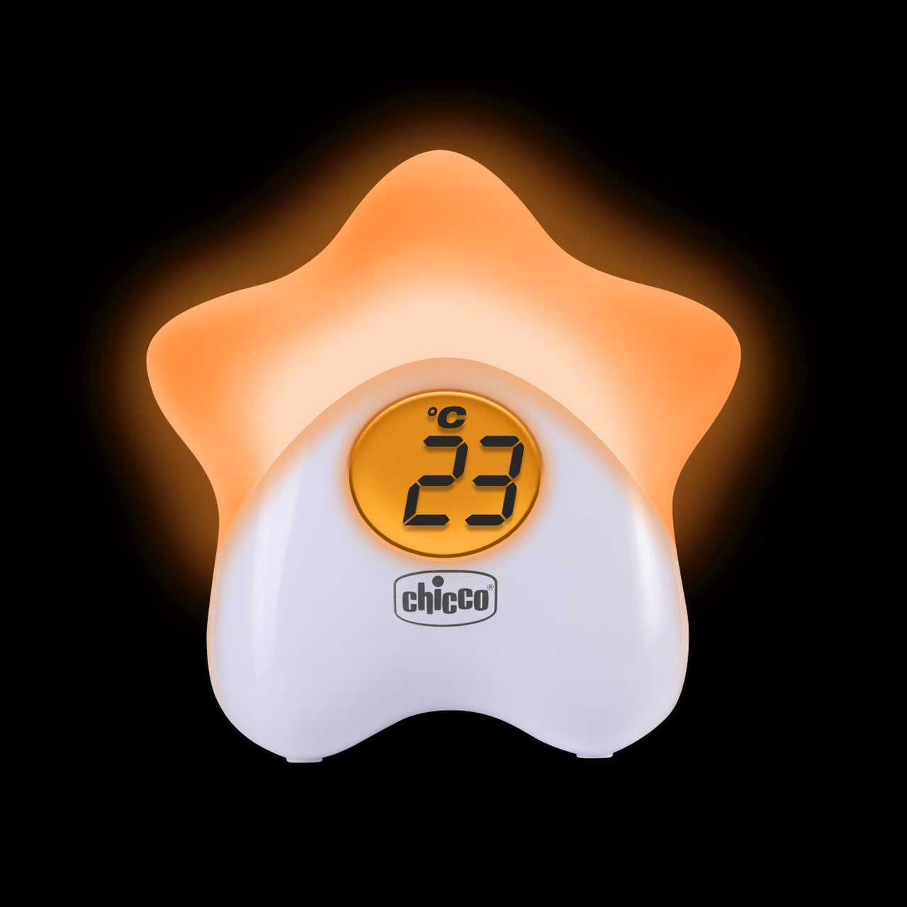 Sterrennachtlampje met thermometer