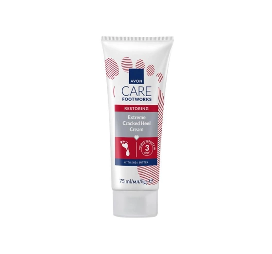 Avon Care Foot Works regenerujący krem do stóp na popękane pięty 75 ml