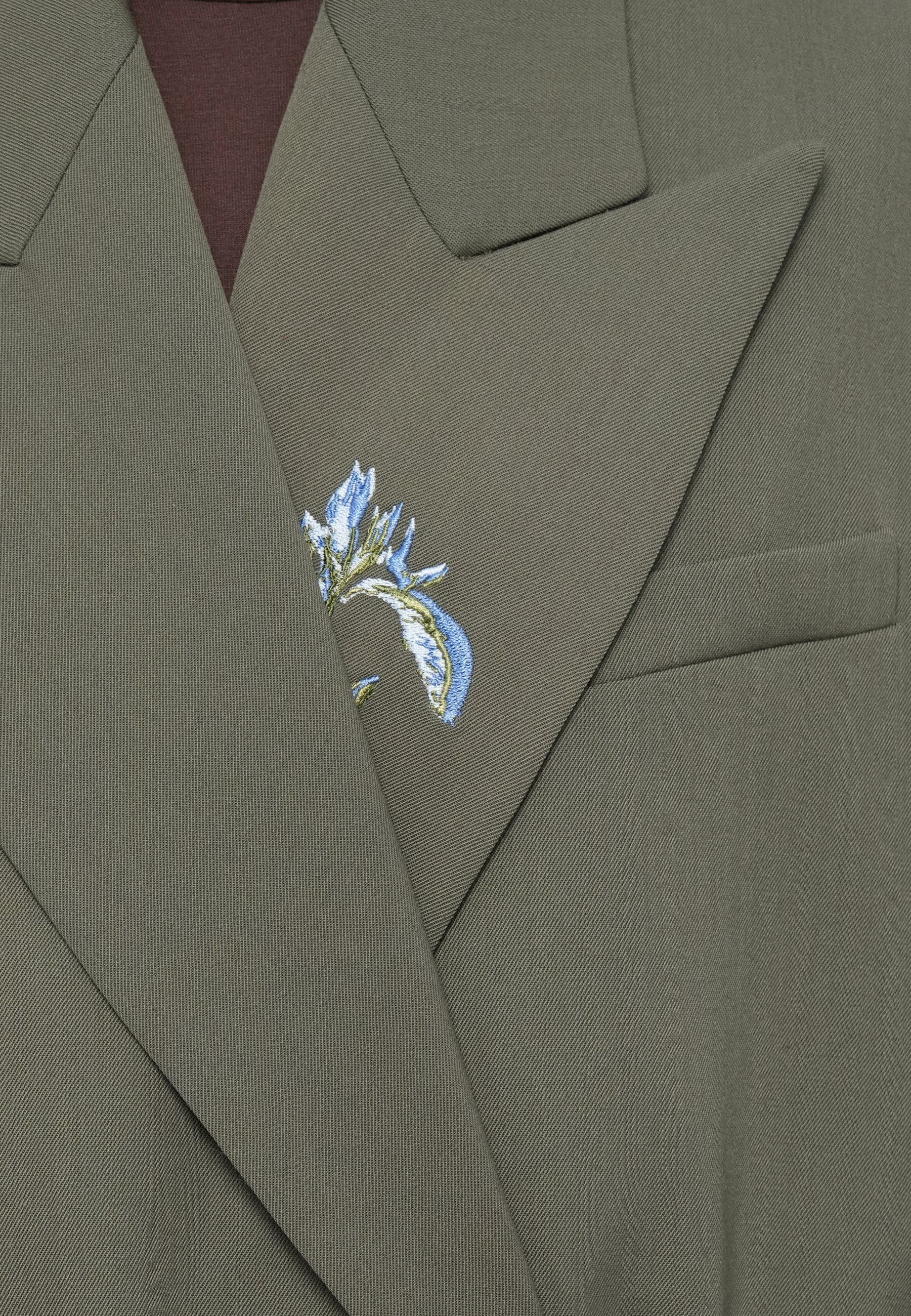 Rodebjer STAND EMBROIDERY - Blazer - muschio scuro