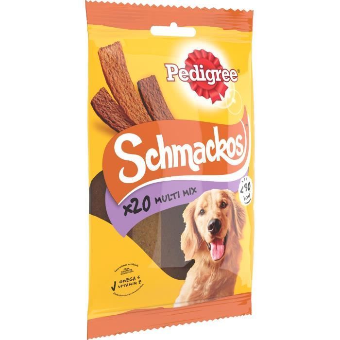 PEDIGREE Schmackos Multi-Rewards - Para perros - 20 x 144 g