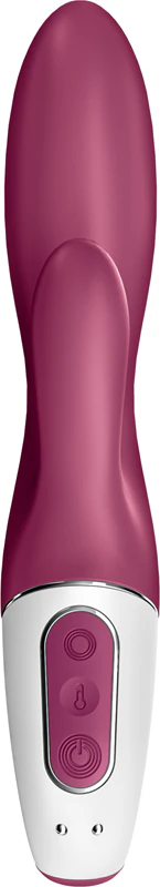 Vibrador Satisfyer HEATED AFFAIR WARMING RABBIT com estimulador clitoriano