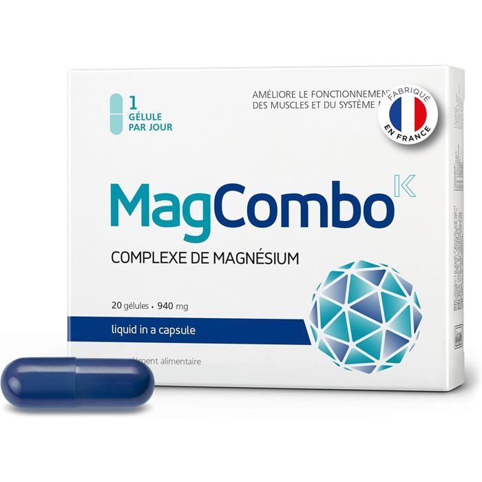 MagCombo Pure Magnesium Concentrate Oily Formula (special) for optimal absorption, plus vitamins B2, B6, B12 and C