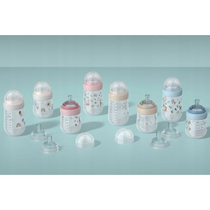 Baby bottle - Mepal baby bottle spare parts MIO BOTTLE WITH NIPPLE 240 ML FOREST FRIENDS 108061565408