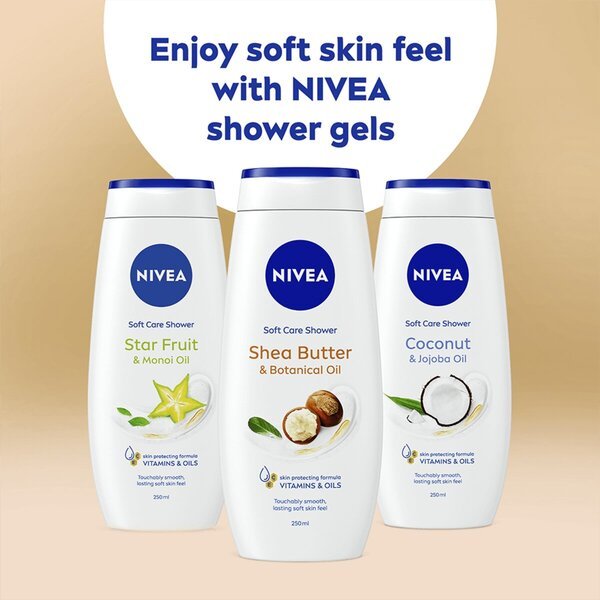 Nivea Soft Care gel za tuširanje sa shea maslacem 250ml - Normalna koža