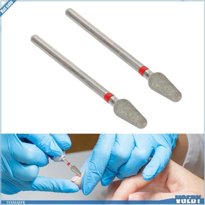 Punte per fresa per unghie in acciaio al tungsteno Ashata. Queste punte per fresa per nail art in acciaio al tungsteno rimuovono delicatamente sporco e residui per una manicure igienica.