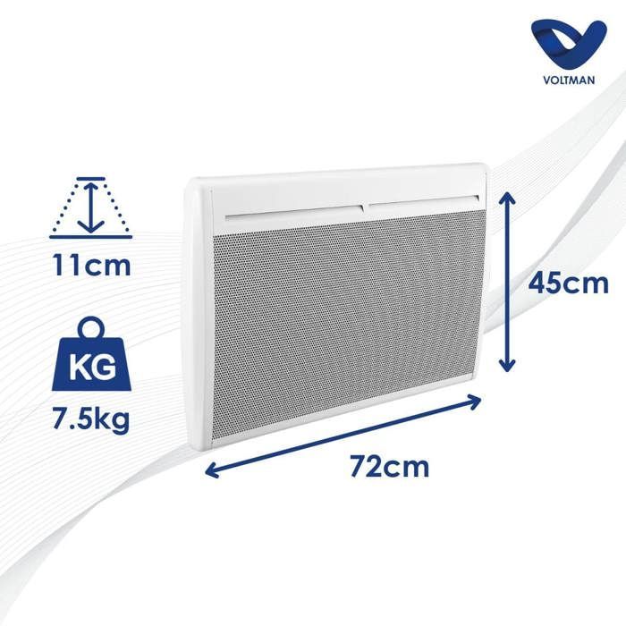 1500W elektrische stralingspaneelverwarming - Voltman