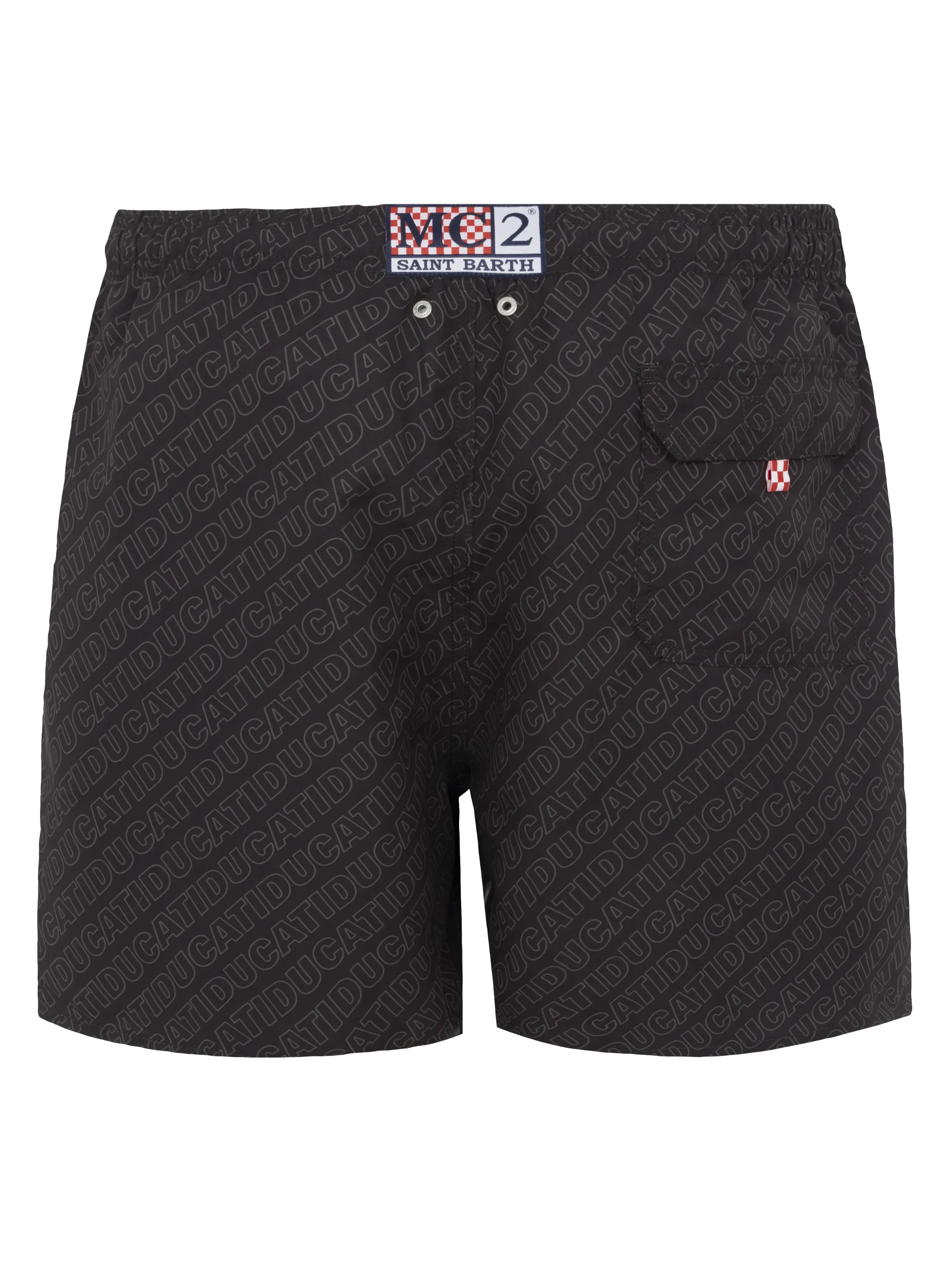 Costume mare lunghezza media Gustavia con patch Ducati | DUCATI MOTORS