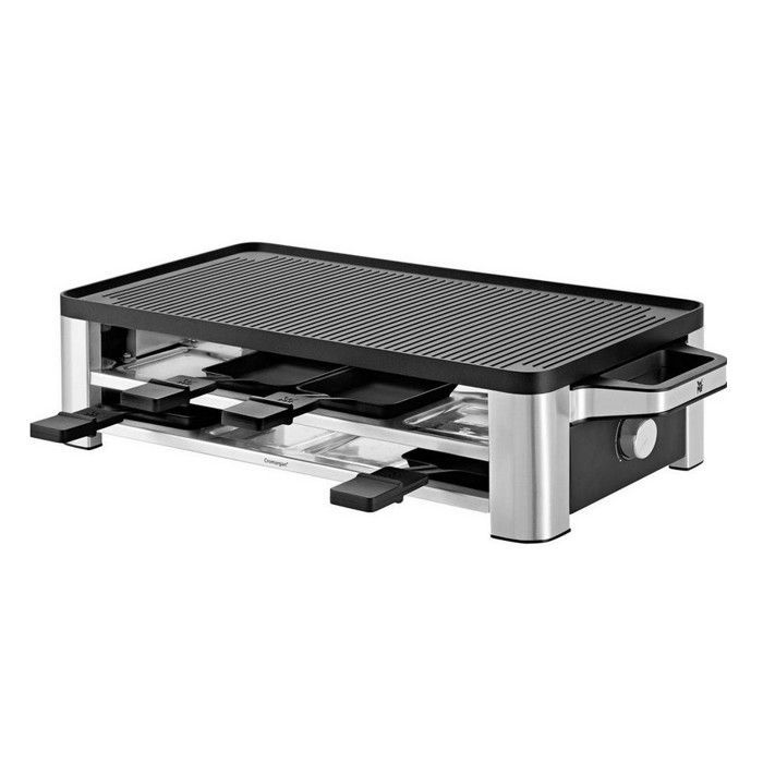 WMF LONO Raclette & Grill voor 8 personen - Omkeerbare antiaanbakplaat van gietijzer - 1500W