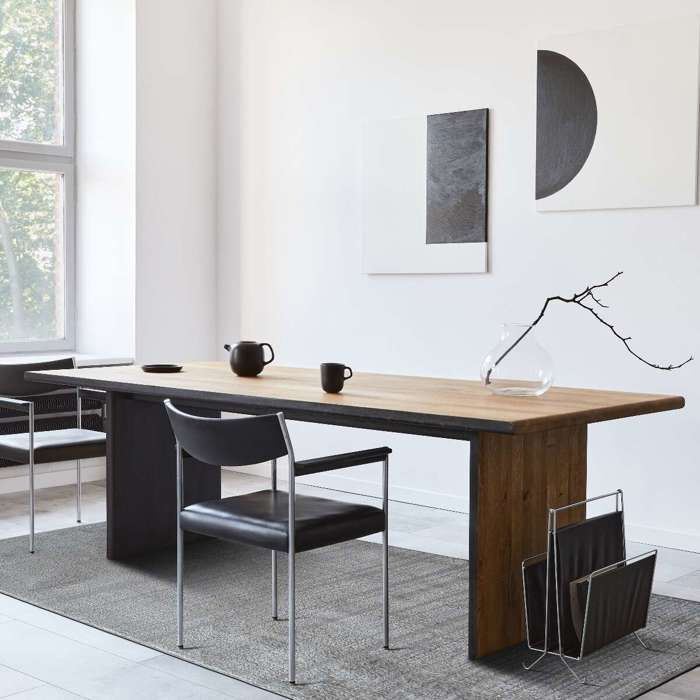 Tappeto contemporaneo grigio chiaro 120x166