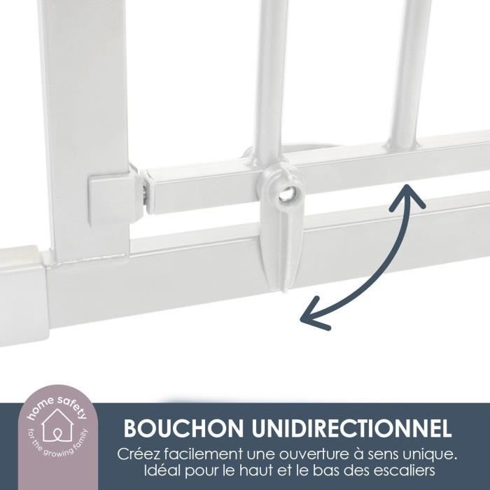 Child safety gate - Discovery 3 - DREAMBABY - 74.5 cm to 1.95 m - White