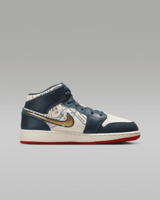 Air Jordan 1 Mid SE Older Kids' Shoes