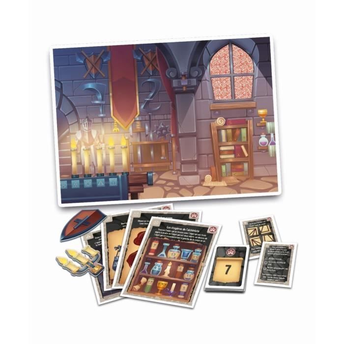 Clementoni - Escape Game - 3 rooms: Pharaoh, Space, Castle - 1 to 8 players
