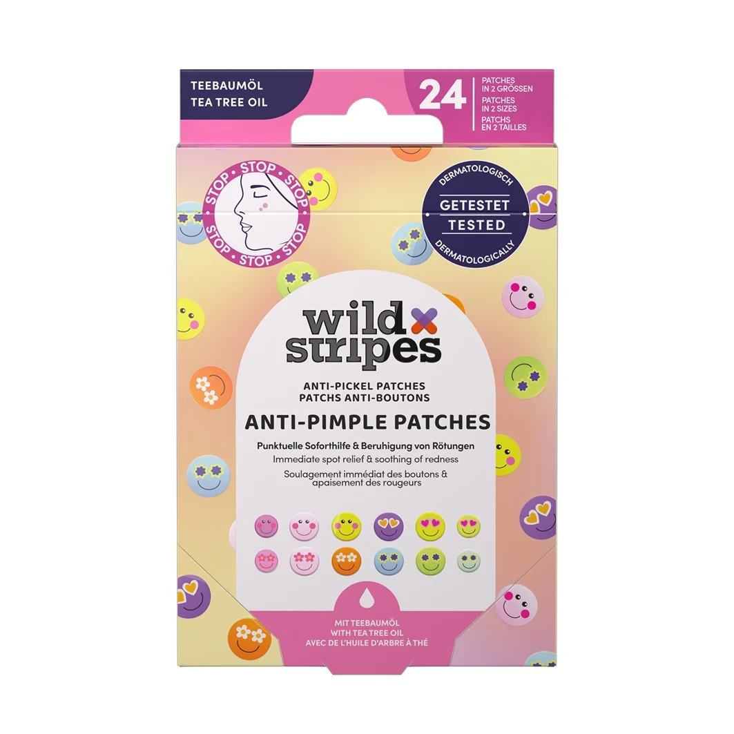 Patches Anti-Pimple Patches - Tea Tree Oil - Tratt.viso 24 ore antimperfezioni, Maschera Purificante viso, Cerotti Purificanti