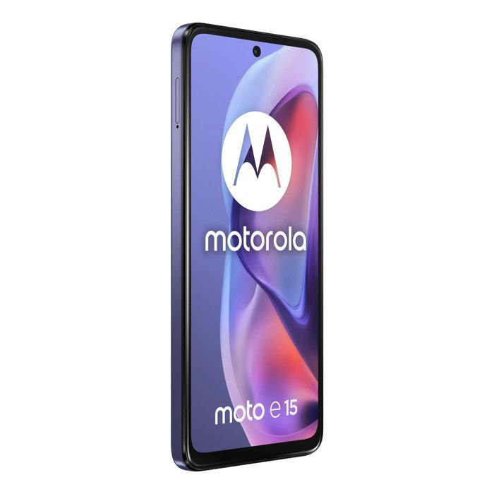 Smartphone – MOTOROLA – Moto e15 – 6,67 Zoll, 90 Hz – 32 MP Quad-Pixel-Kamera – 5200 mAh