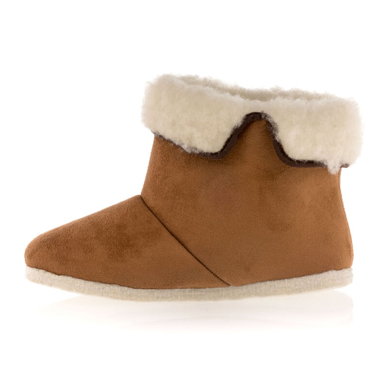 Pantuflas marrones para mujer
