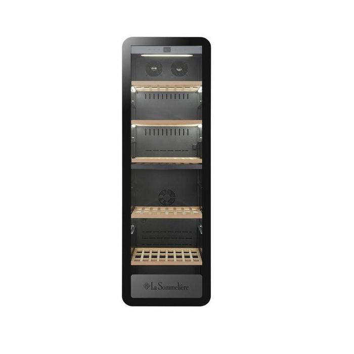 La Sommelière APOGEE190DZN — 181-bottle dual-zone stainless steel wine cellar