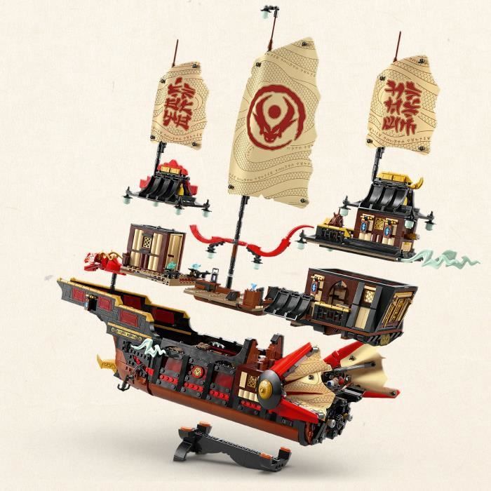 LEGO NINJAGO 71848 Bounty Temple - Bouwset voor jongens van 14 jaar en ouder - Boot