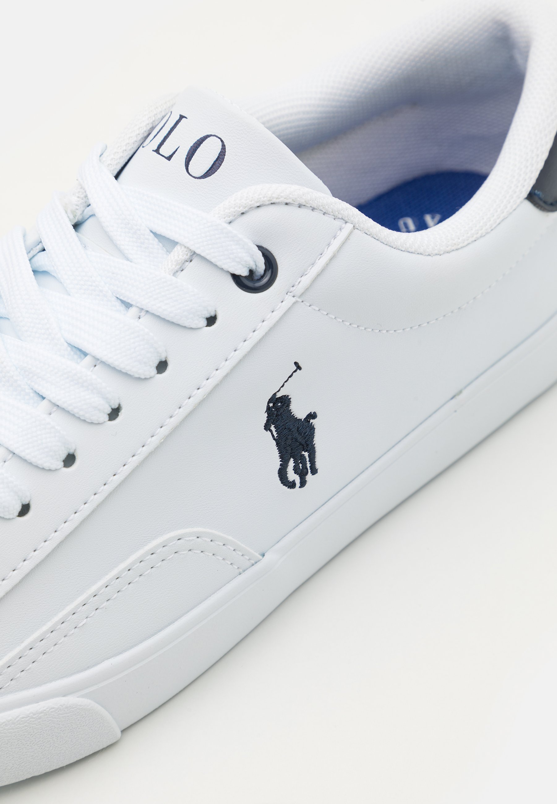 Polo Ralph Lauren THERON UNISEX - Sneakers - wit/marineblauw