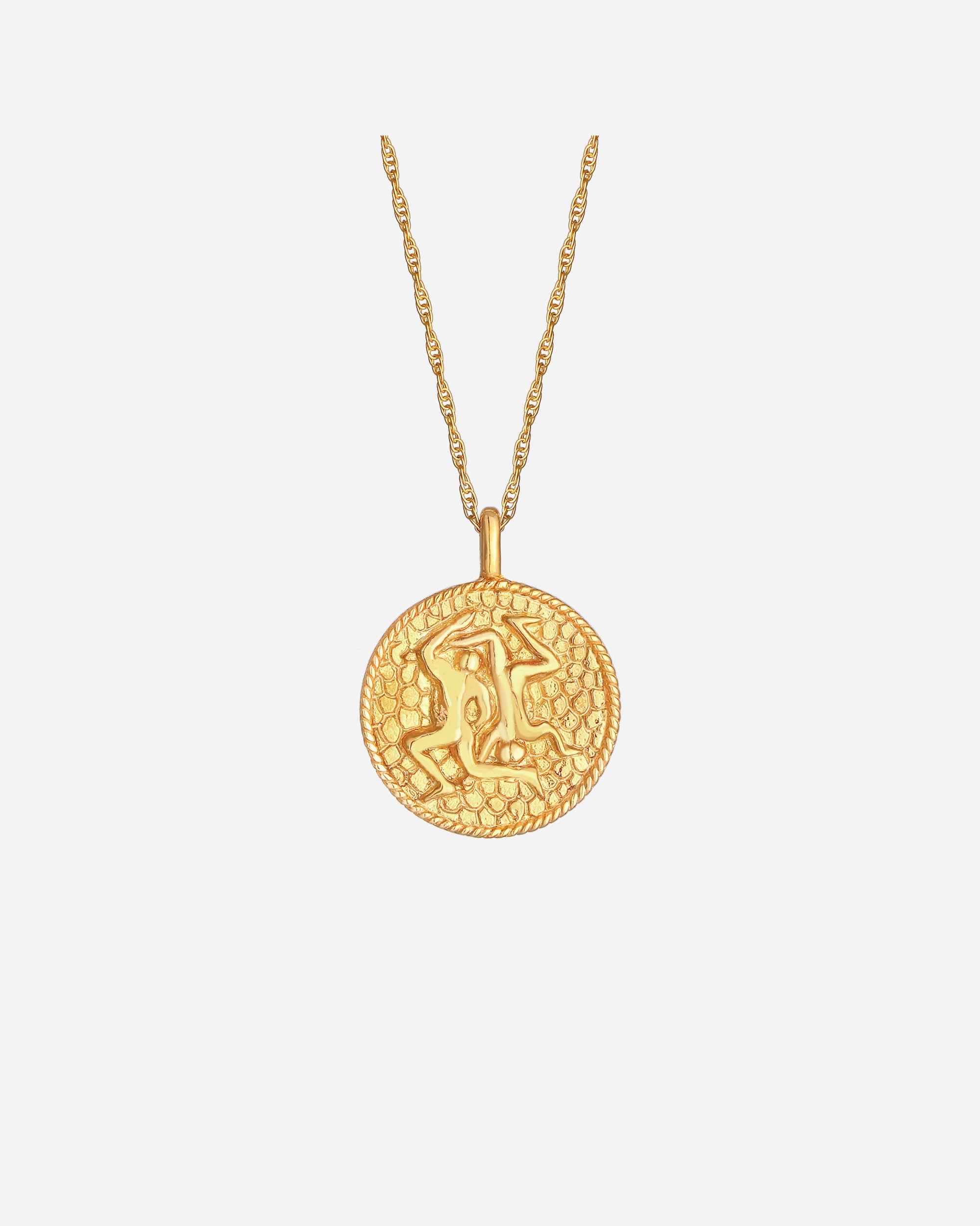 Elli Pièce de monnaie antique de zodiaque pour dames en argent sterling 925