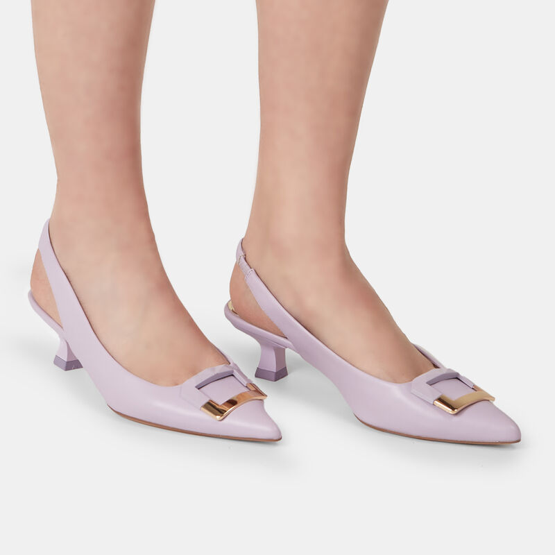 Bata Red Label damskie półbuty typu slingback z obcasem 5 cm