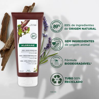 Klorane Quinquina Force Posilující kondicionér proti vypadávání vlasů 200 ml 200 ml