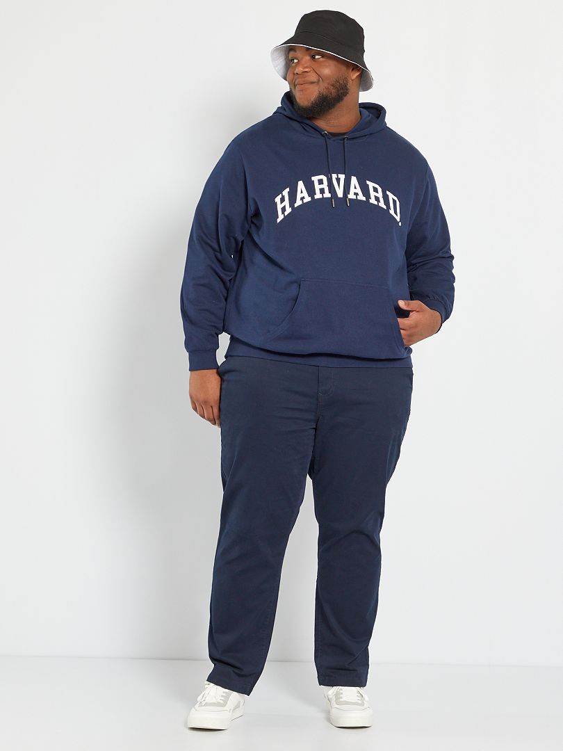 Calça chino reta L30 - azul