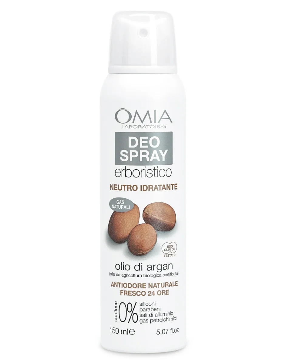 Déodorant spray OMIA Herbal à l'huile d'argan bio 150 ml