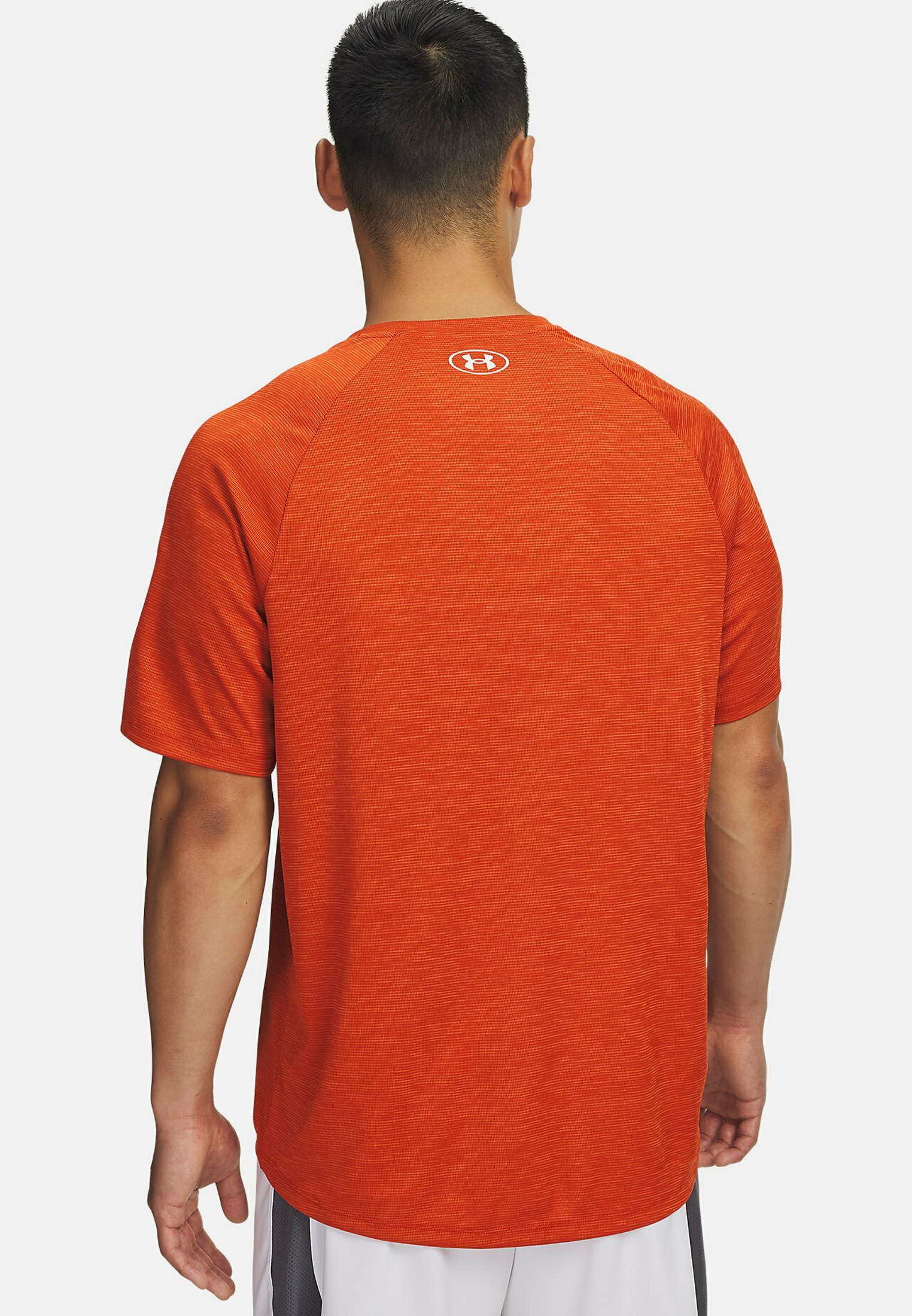 Under Armour MAGLIETTA A MANICHE CORTE UA TECH TEXTURED SS - T-shirt basic - base arancione