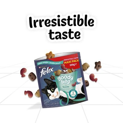 Felix Goody Bag Katzenleckerlis Maxi-Packung 200 g