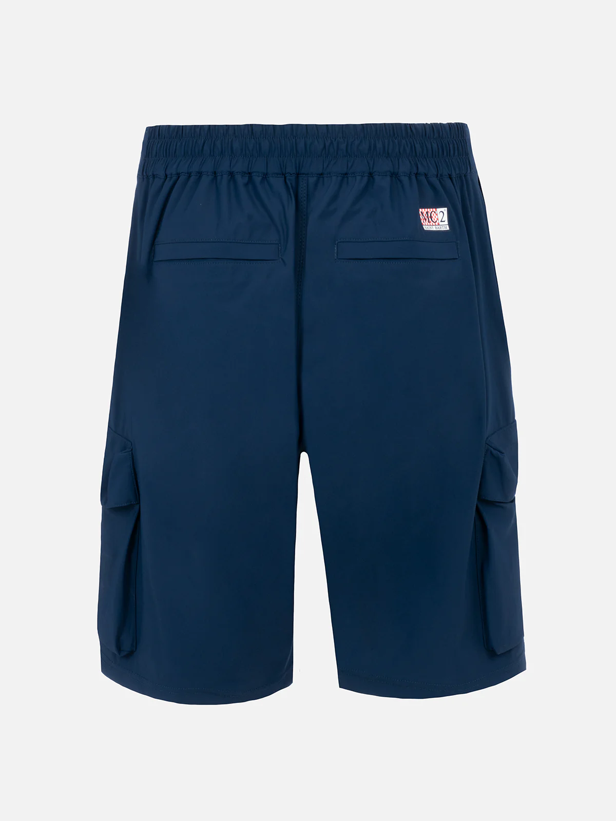 Bermuda da uomo Deck in tessuto tecnico blu navy