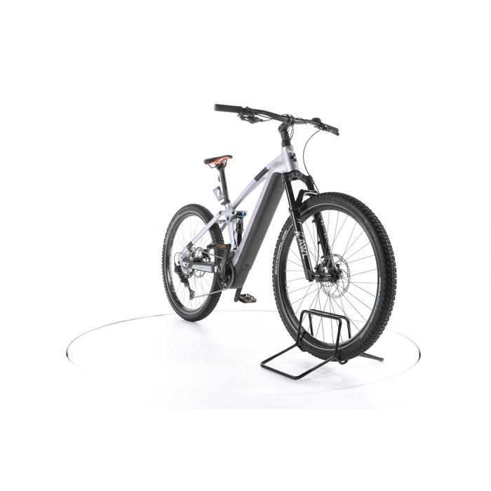 Elektrische fiets - Cube Stereo Hybrid 120 Race - grijs - Volledig geveerde elektrische mountainbike - Bosch 750 Wh gereviseerd