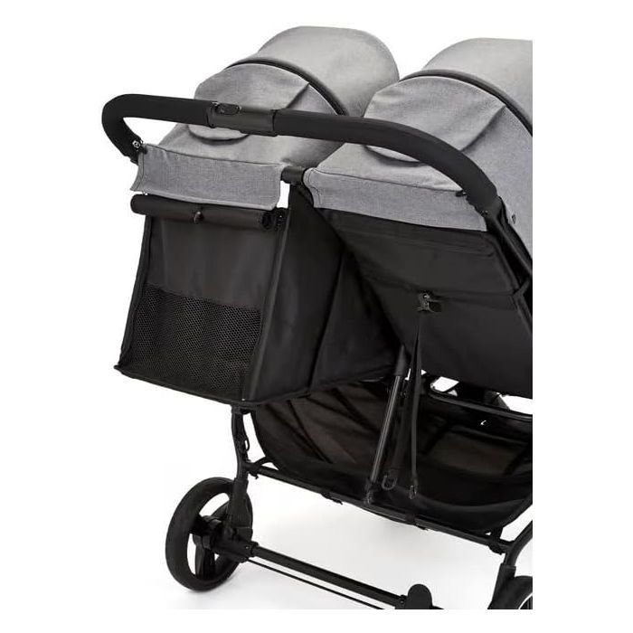 Poussette double Ickle Bubba Venus Max - Compacte et légère, 2 chauffe-pieds, housse de pluie