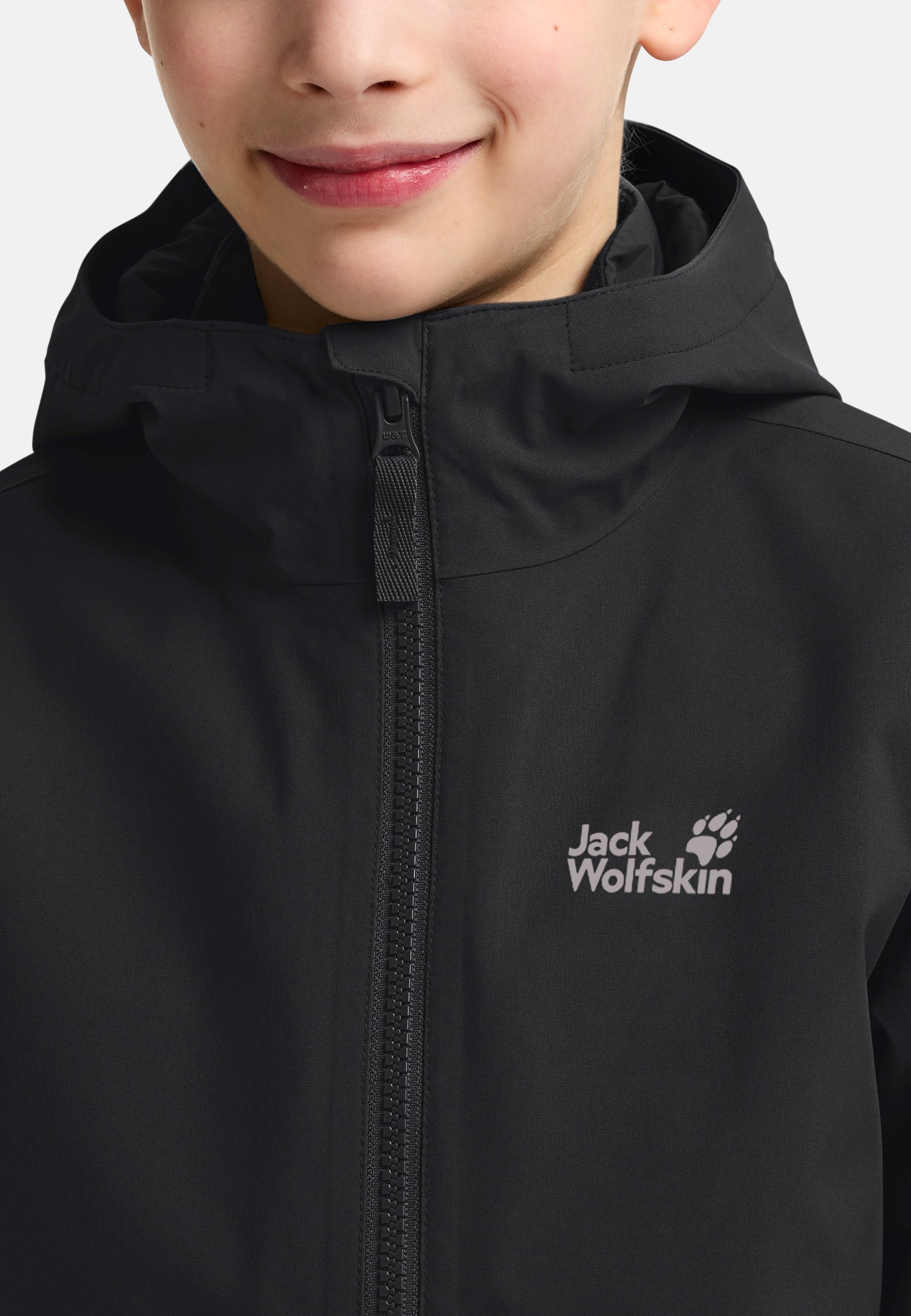 Jack Wolfskin HYBRID 3IN1 - Parka - zwart