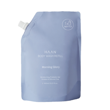 HAAN Morning Glory prebioottinen suihkugeelin täyttöpakkaus 450 ml 450 ml