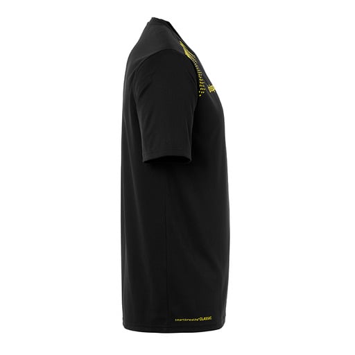 Goal Polyester Training T-shirt Negro/lima Amarillo Uhlsport