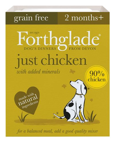 Forthglade Just Grain-Free Natural Wet Dog Food - Csak Csirke