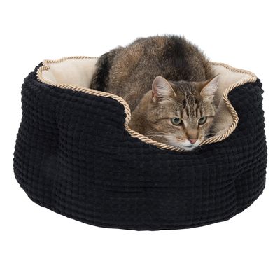 Cozy Kingdom Snuggle Bed - Nero/Beige