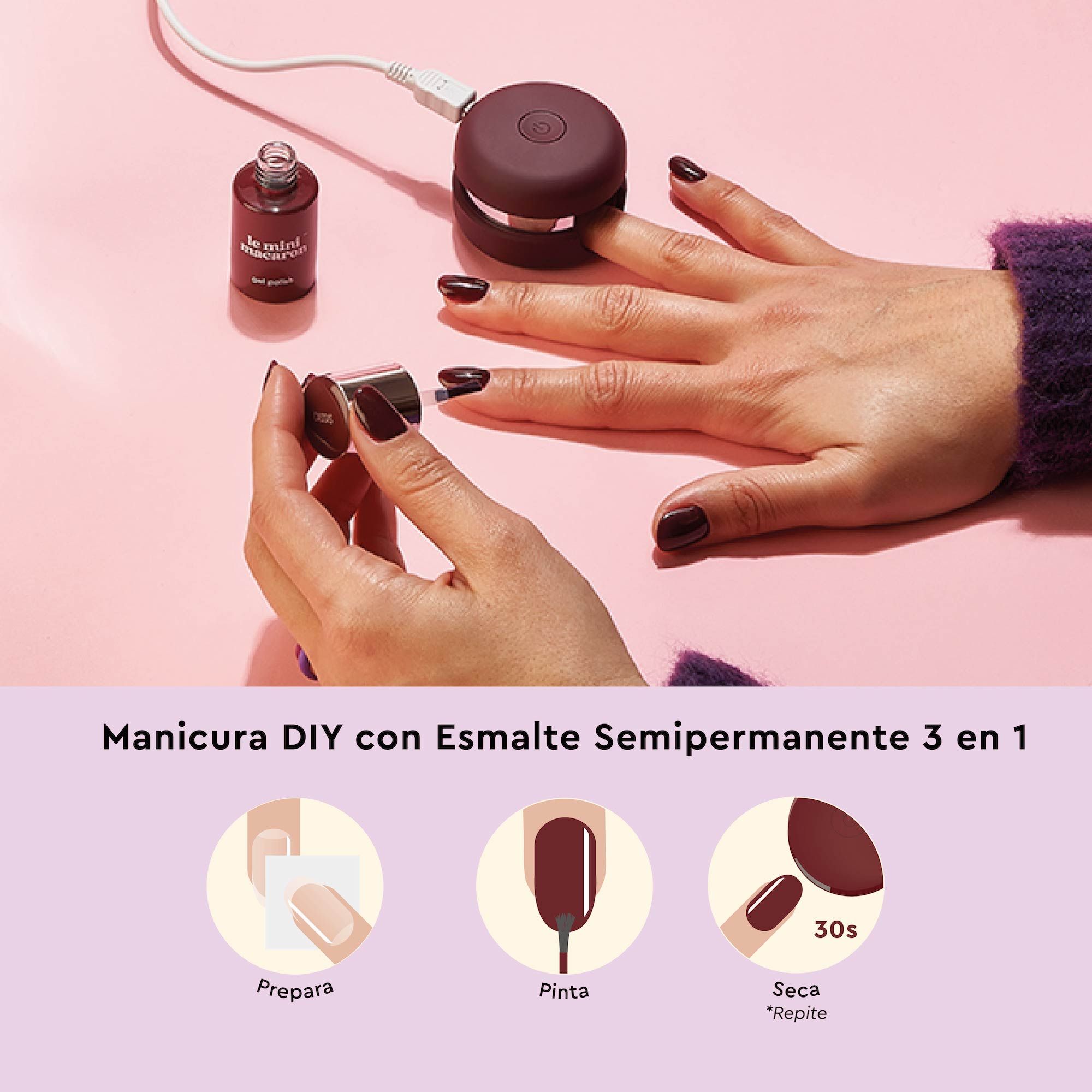 Cassis Kit de Manicura Semipermanente Esmaltes semipermanentes