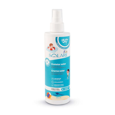 Solare Wells Kids solskyddsmedel för kropp och ansikte SPF50