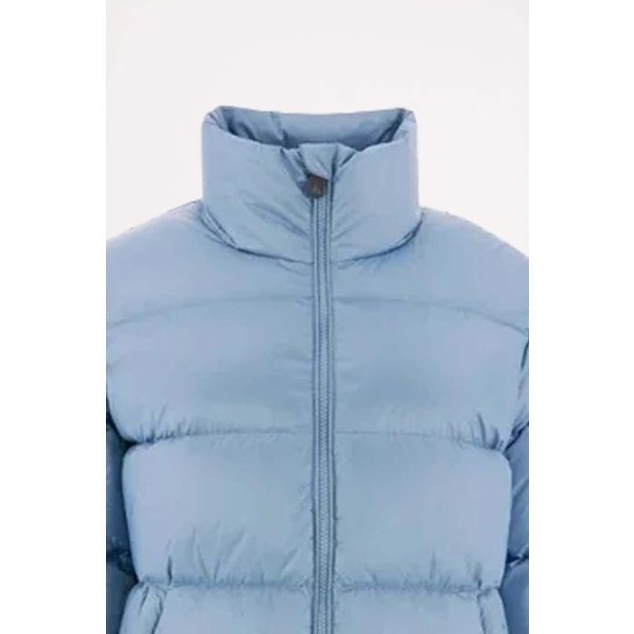 Jaqueta feminina Jott Cardiff azul com enchimento de plumas.