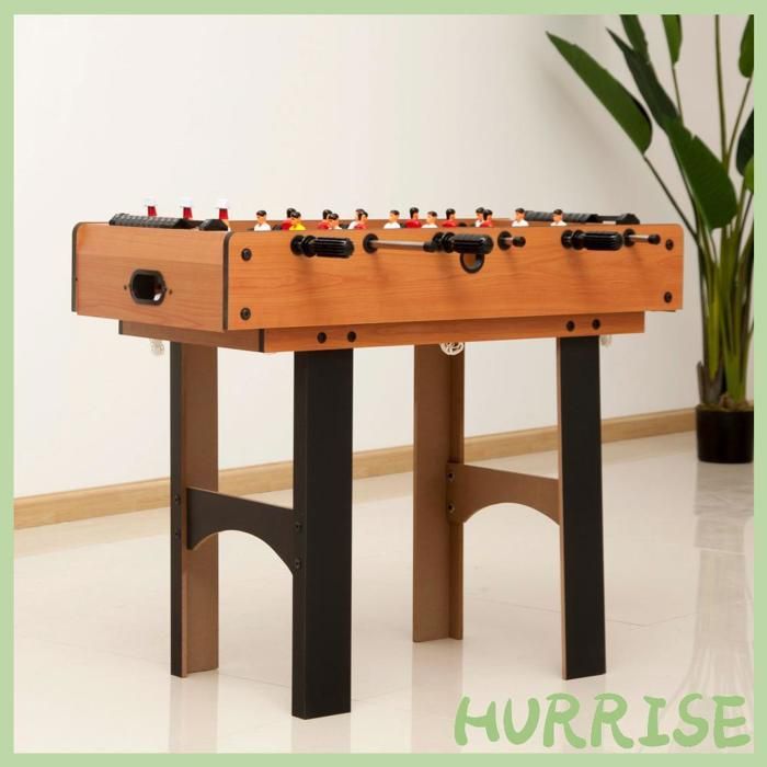Cocosity 4-in-1 multifunctionele tafel: tafelvoetbal, biljart, airhockey, pingpong met houten accessoires, 92L x 78B x 80H cm