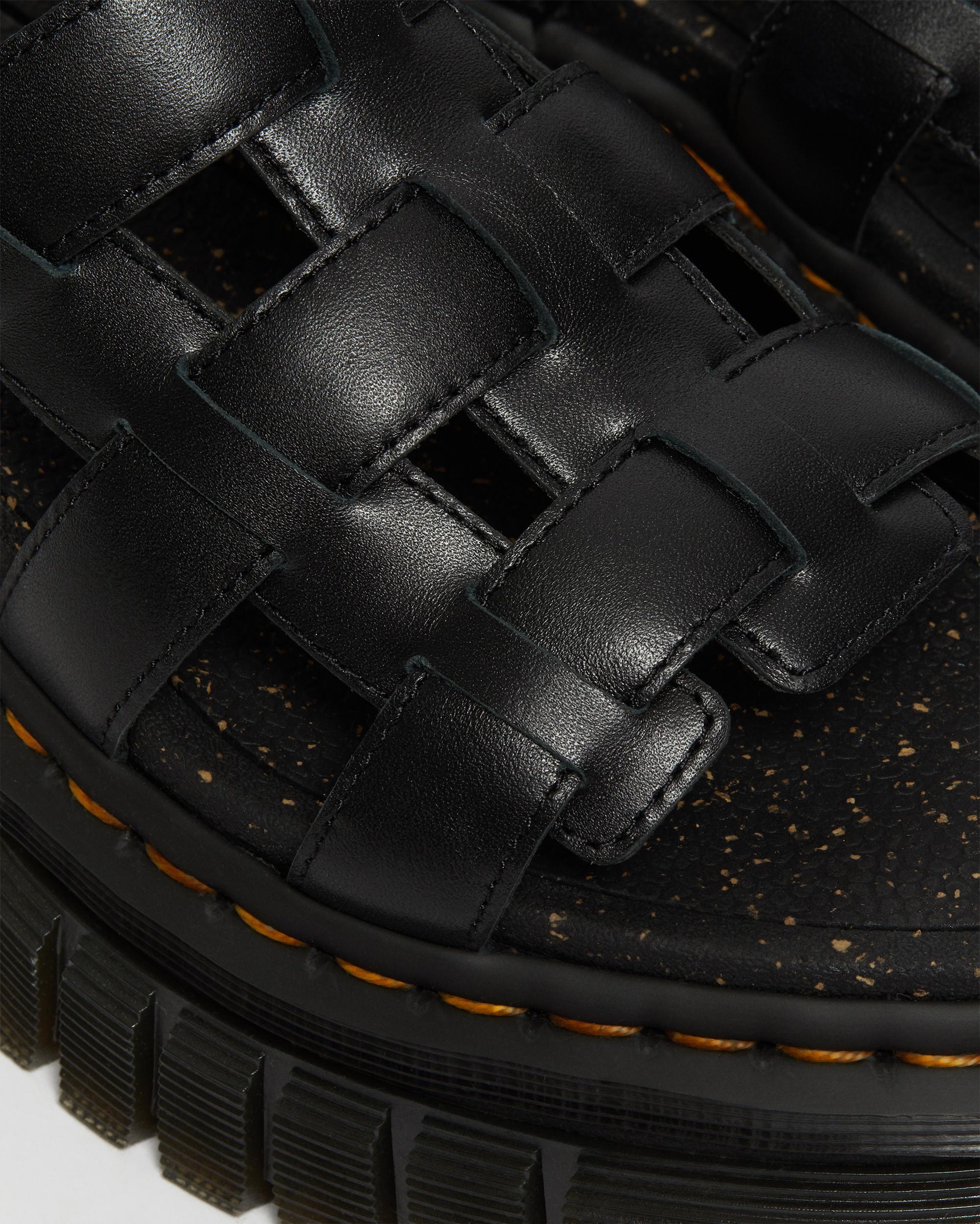 Ricki Nappa Lux Leder Gladiator Plateausandalen