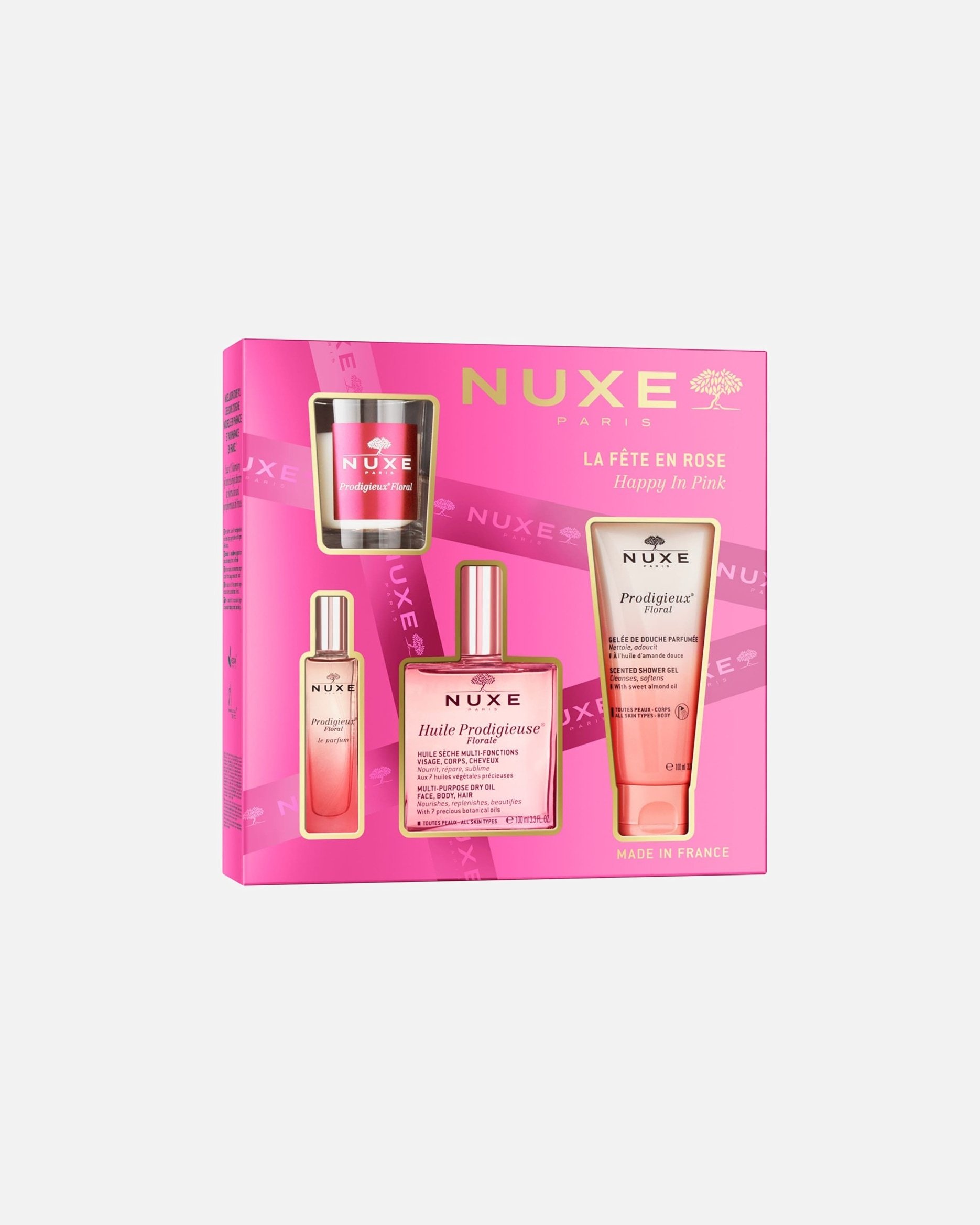 NUXE All-in-One Care Ziemassvētku dāvanu komplekts “Happy In Pink” – 1 gab.