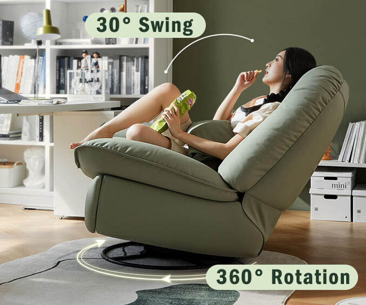 Grote aanbieding! Slechts $49,99: Slimme fauteuil met spraakbediening, slimme elektrische bank.