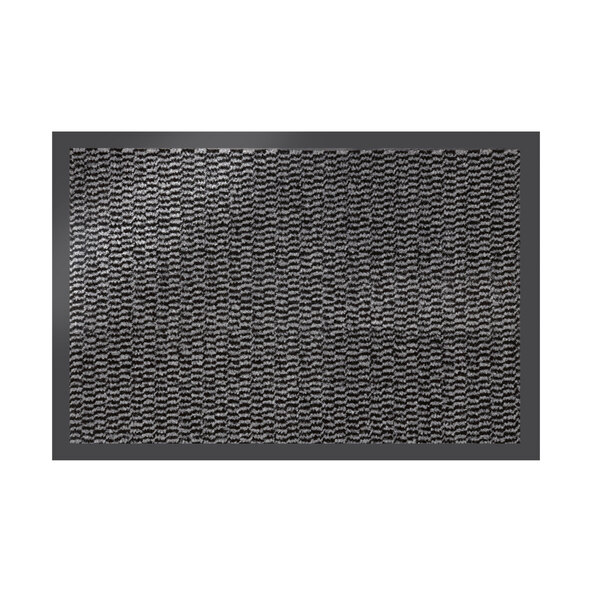 Πατάκι για τη συγκράτηση βρωμιάς, 40x60 cm, γκρι, σετ 2 τεμαχίων