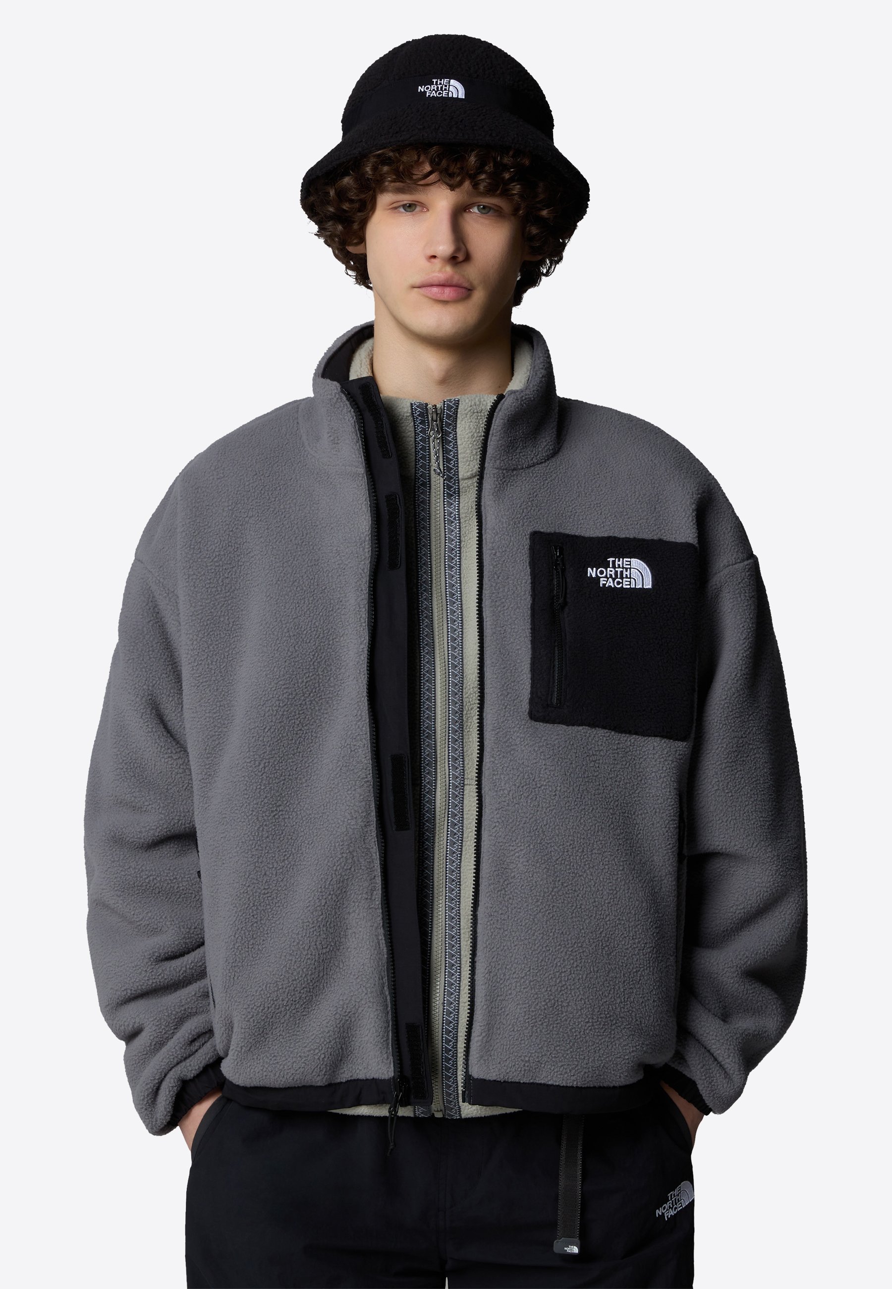 The North Face M YUMIORI PÖÖRDUV JACKET - Fliisjakk - tnf black smoke pearl
