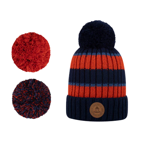 Cabaia Iskaffe Marineblå og oransje Marineblå