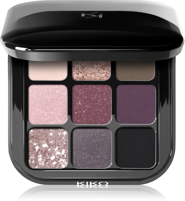 KIKO Milano Glamour paleta senčil za oči z večbarvnim zaključkom